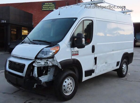 3C6LRVBG4ME567052 2021 RAM PROMASTER Белый Задняя правая четверть