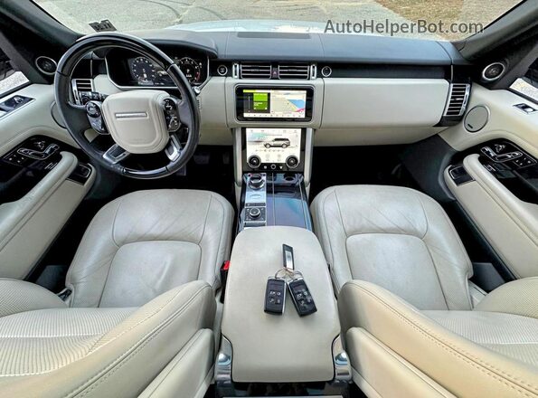 SALGS5RE8KA525544 2019 LAND ROVER RANGE ROVER Белый Вид щитка приборов