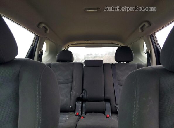KNMAT2MV7GP626014 2016 NISSAN ROGUE Gray Vista interior trasera