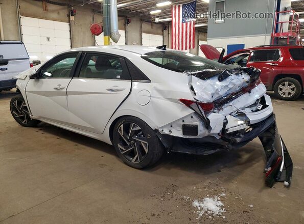 KMHLS4DG7SU988021 2025 HYUNDAI ELANTRA White Trasero derecho