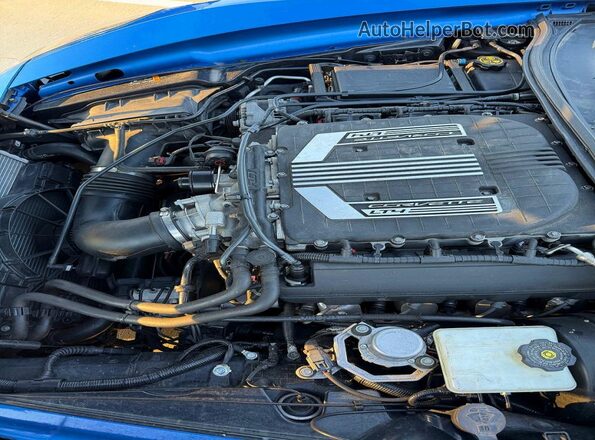 1G1YS2D60K5605674 2019 CHEVROLET CORVETTE Синий Вид панели приборов