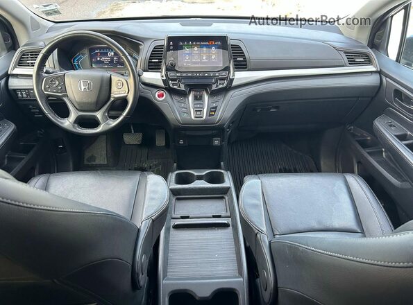 5FNRL6H71NB023976 2022 HONDA ODYSSEY White უკანა სავარძლების ხედი