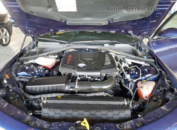 ZARFAEEN3H7530089 2017 ALFA ROMEO GIULIA Синий Вид подкапотного пространства