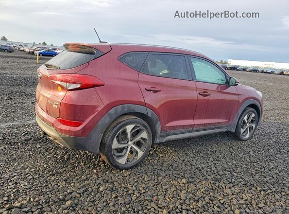 KM8J3CA25GU196254 2016 HYUNDAI TUCSON Red Przód prawy