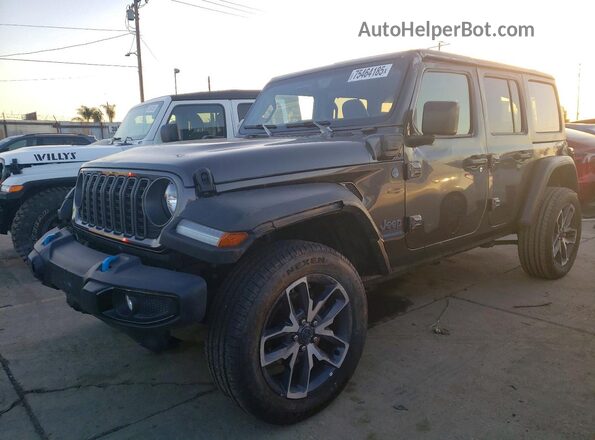 1C4RJXN63RW356172 2024 JEEP WRANGLER Серый Задняя левая четверть