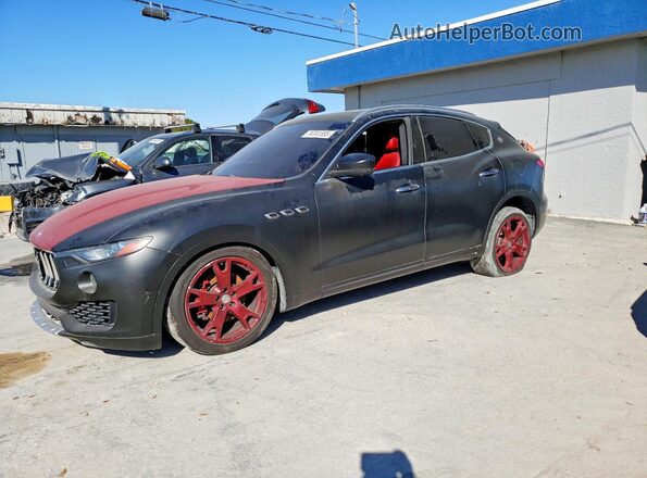 ZN661XUL9HX225829 2017 MASERATI LEVANTE Черный Задняя левая четверть