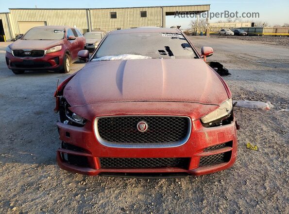 SAJAD4BG5HA947181 2017 JAGUAR XF Красный Вид сзади