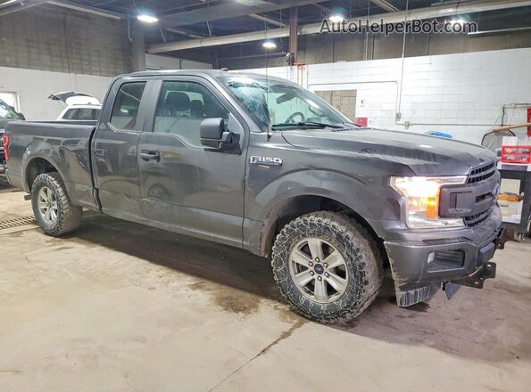 1FTEX1CB8KKC28579 2019 FORD F150 Gray Առջևի աջ