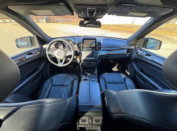 4JGDA5HB7HA820966 2017 MERCEDES-BENZ GLE Черный Вид задних сидений