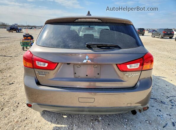 JA4AP3AU3HZ069365 2017 MITSUBISHI OUTLANDER Коричневый Вид салона спереди