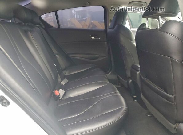19UDE2F35KA014636 2019 ACURA ILX White Rear seats view