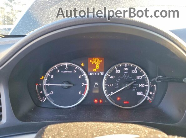 19UDE2F72GA020162 2016 ACURA ILX Черный Вид щитка приборов