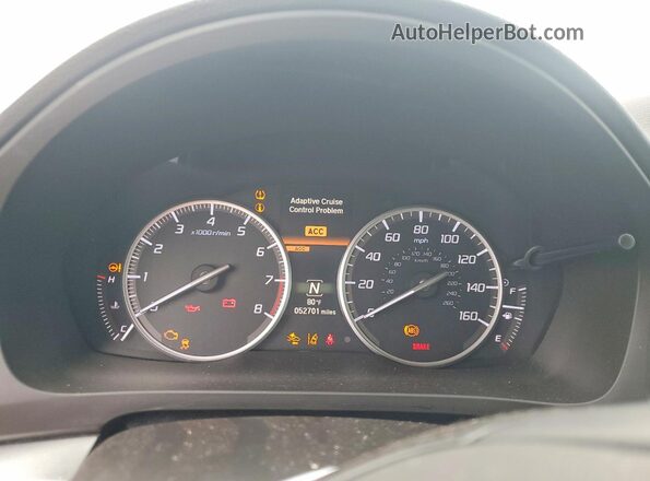 19UDE2F77KA014074 2019 ACURA ILX Silver Вид щитка приладів