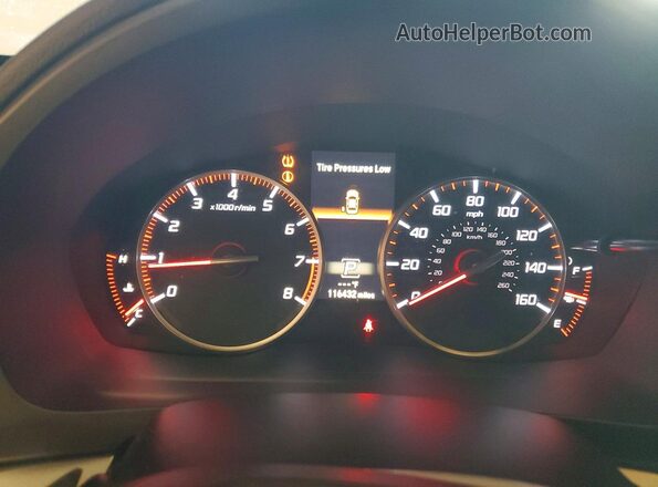 19UDE2F86GA012672 2016 ACURA ILX Белый Вид щитка приборов