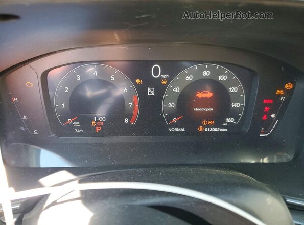 19UDE4H64SA009656 2025 ACURA INTEGRA Синий Вид щитка приборов