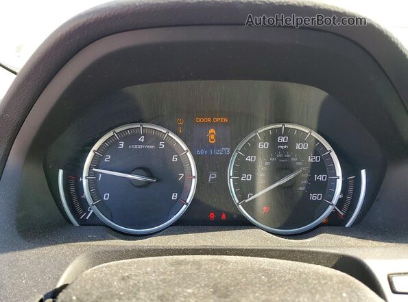 19UUB1F34GA015965 2016 ACURA TLX Белый Вид щитка приборов