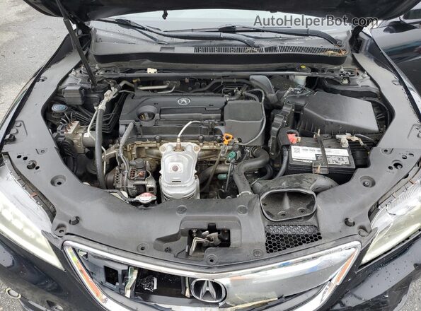 19UUB1F36GA004966 2016 ACURA TLX Черный Вид задней части салона