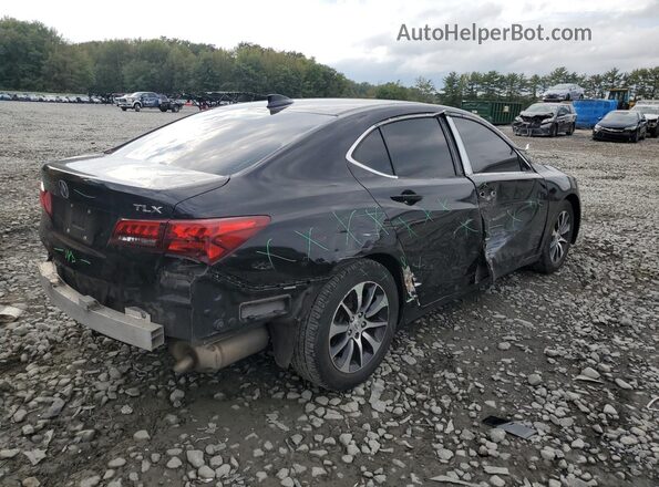 19UUB1F38HA006574 2017 ACURA TLX Черный Задняя правая четверть
