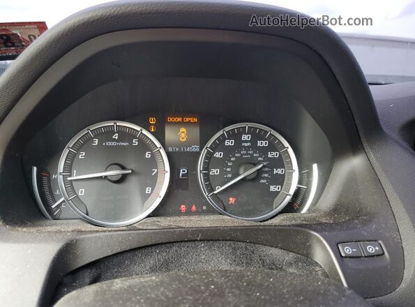19UUB1F38HA006574 2017 ACURA TLX Черный Вид щитка приборов