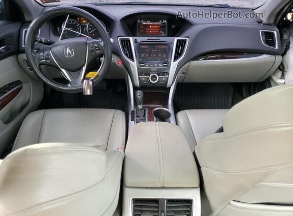 19UUB1F38HA006574 2017 ACURA TLX Черный Вид панели приборов
