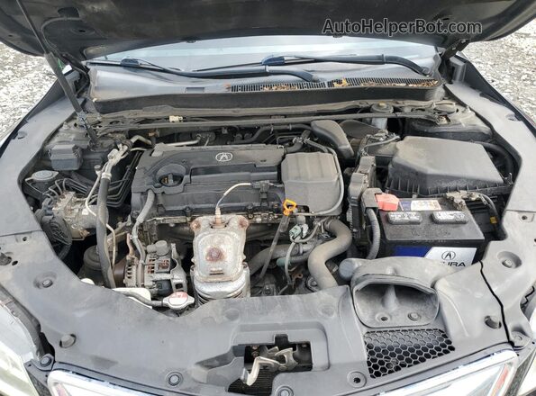 19UUB1F38HA006574 2017 ACURA TLX Черный Вид задней части салона