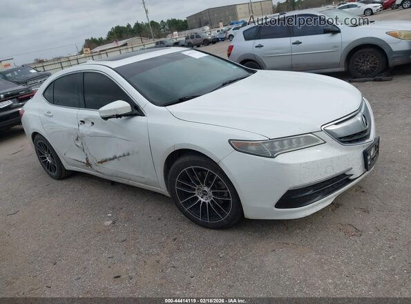 19UUB1F39HA003473 2017 ACURA TLX Белый Вид задней части салона
