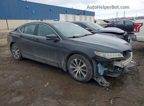 19UUB1F50GA000140 2016 ACURA TLX Black Przód prawy