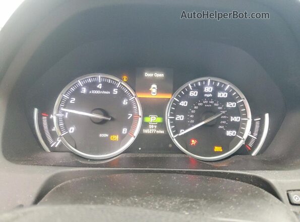 19UUB1F58GA006901 2016 ACURA TLX Black Instrument cluster view