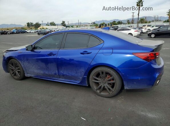 19UUB1F63KA000604 2019 ACURA TLX Синий Задняя левая четверть