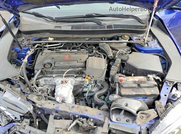 19UUB1F63KA000604 2019 ACURA TLX Синий Вид задней части салона