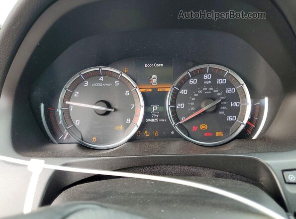 19UUB1F63KA000604 2019 ACURA TLX Синий Вид щитка приборов
