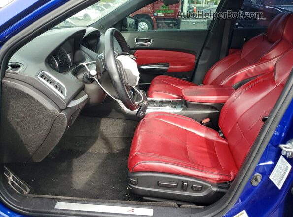 19UUB1F63KA000604 2019 ACURA TLX Синий Вид салона спереди