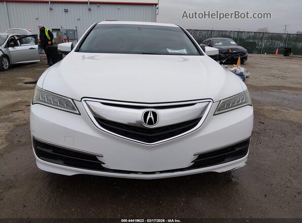 19UUB2F33GA005966 2016 ACURA TLX White Вид щитка приладів