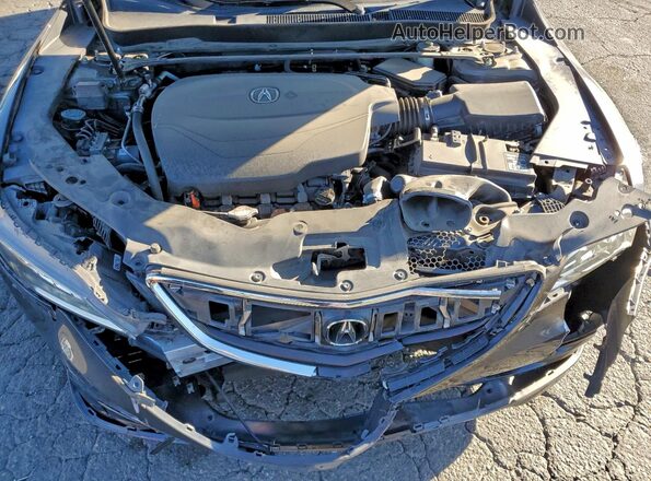 19UUB2F37GA011799 2016 ACURA TLX Charcoal Widok wnętrza z tyłu