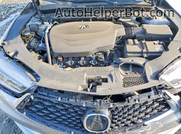19UUB2F42LA006318 2020 ACURA TLX Silver Вид задньої частини салону