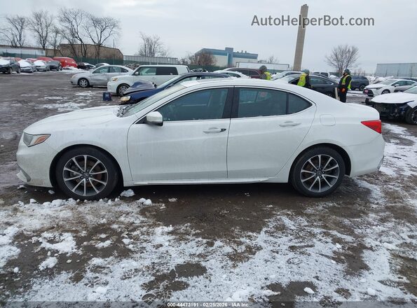 19UUB2F51JA012925 2018 ACURA TLX Белый Вид задней части салона