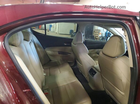 19UUB2F55GA005517 2016 ACURA TLX Red Widok tylnych siedzeń