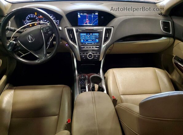 19UUB2F55GA005517 2016 ACURA TLX Red Widok deski rozdzielczej