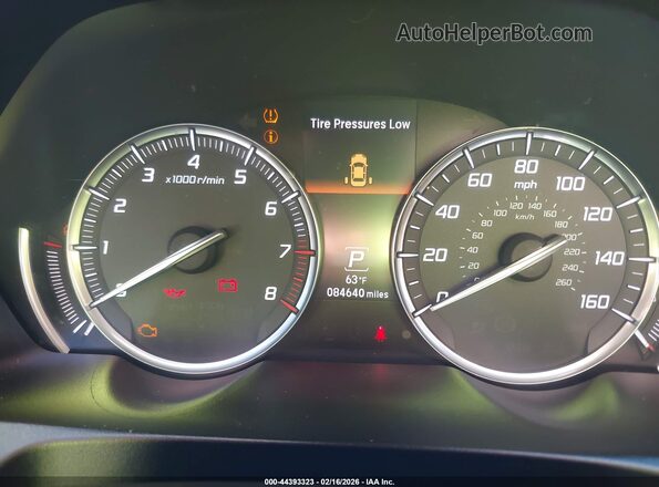19UUB2F55JA001815 2018 ACURA TLX Черный Вид задних сидений