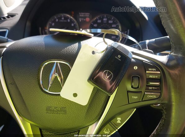 19UUB2F55JA001815 2018 ACURA TLX Черный Вид панели приборов