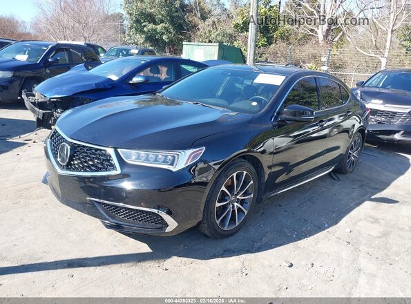 19UUB2F55JA001815 2018 ACURA TLX Черный Передняя левая четверть