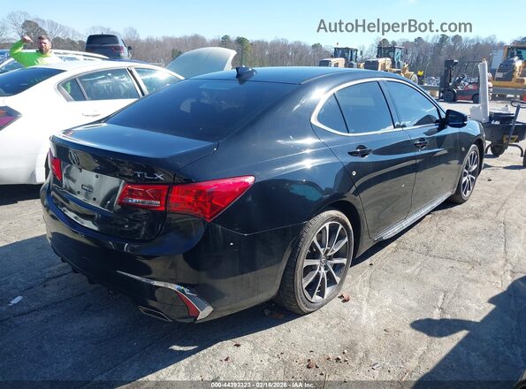 19UUB2F55JA001815 2018 ACURA TLX Черный Задняя правая четверть