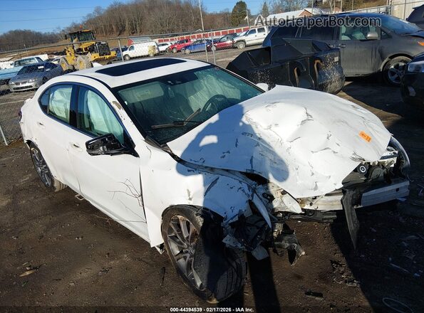 19UUB2F58HA000510 2017 ACURA TLX Белый Передняя правая четверть