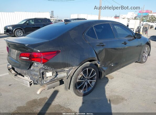 19UUB2F59HA002640 2017 ACURA TLX Черный Задняя правая четверть