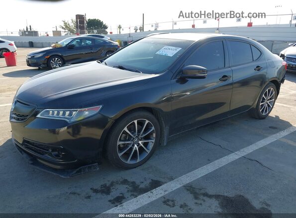 19UUB2F59HA002640 2017 ACURA TLX Черный Передняя левая четверть