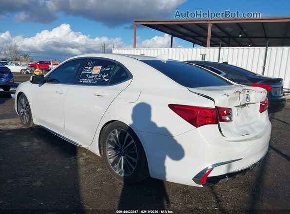 19UUB2F72JA011929 2018 ACURA TLX Белый Задняя левая четверть