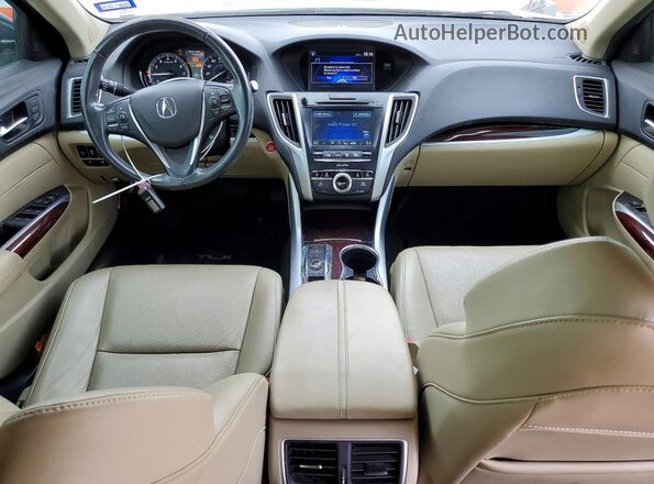 19UUB3F52HA003294 2017 ACURA TLX Черный Вид панели приборов