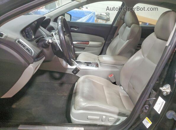 19UUB3F57GA003239 2016 ACURA TLX Черный Вид салона спереди