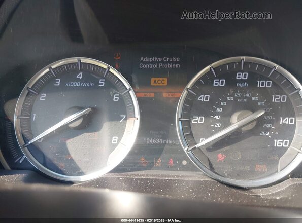 19UUB3F79GA003633 2016 ACURA TLX Gray Widok tylnych siedzeń