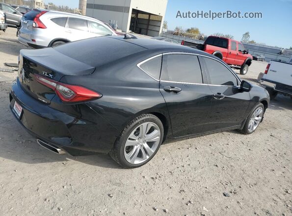 19UUB6F49MA801732 2021 ACURA TLX Черный Задняя правая четверть
